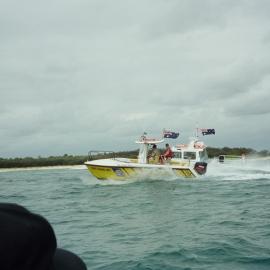 Coast Guard Noosa QF5 boats, Laguna Bay, Noosa Heads, 1 February 2003