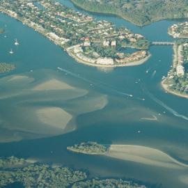 Aerial view, Noosa River, Noosa Heads, 3 July 2007