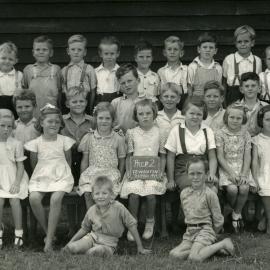 Class Photo, Grade Prep 2, Tewantin State School, Tewantin, 1949
