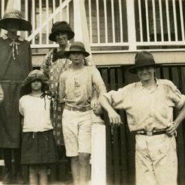 All in hats, Noosa North Shore, ca 1940s