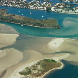 Aerial view, Noosa River,  Noosa Heads, 16 April 2007