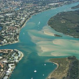 Aerial view, Noosa River, Noosaville, 16 April 2007