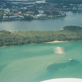 Aerial view, Noosa River mouth, Noosa Heads, 18 February 2003