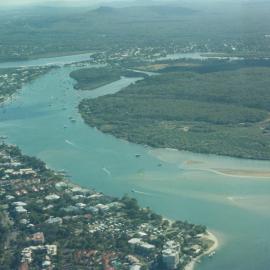 Aerial view, Noosa River, Noosa Heads, 17 May 2007