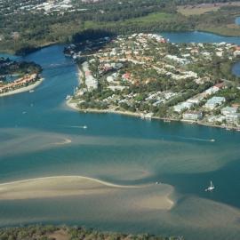 Aerial view, Noosa River, Noosa Heads, 17 May 2007