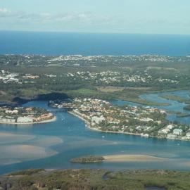 Aerial view, Noosa River, Noosa Heads, 17 May 2007