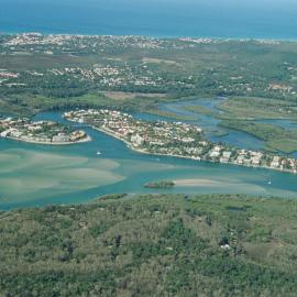 Aerial view, Noosa River, Noosaville, 19 June 2007