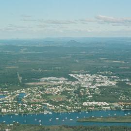 Aerial view, Noosa River, Noosaville, 19 June 2007