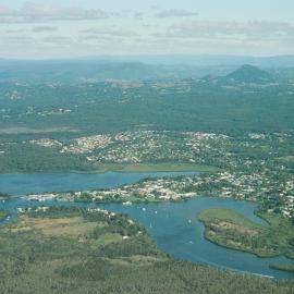 Aerial view, Noosa River, Noosaville, 19 June 2007