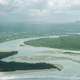 Aerial view, Noosa River mouth and Bar, Noosa Heads, 4 January 2007
