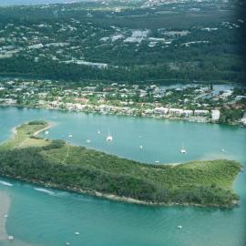 Aerial view, Noosa River, Noosa Heads, 4 January 2007