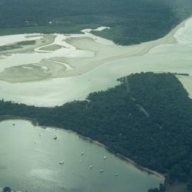 Aerial view, Noosa River mouth and Bar, Noosa Heads, 10 August 2006