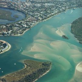 Aerial view, Noosa River, Noosa Heads, 19 March 2007