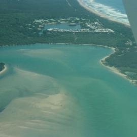 Aerial view, Maroochy River, Maroochydore,  21 February 2005