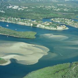 Aerial view, Noosa River, Noosa Heads, 23 April 2005