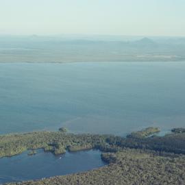 Aerial view, Lake Cootharaba, Noosa River, Noosa Heads, 29 December 2004
