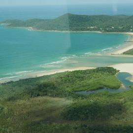 Aerial view, Noosa River mouth and Bar, Noosa Heads, 7 October 2006