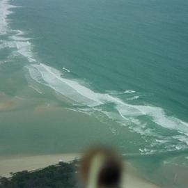 Aerial view, Noosa River mouth and Bar, Noosa Heads, 20 February 2007