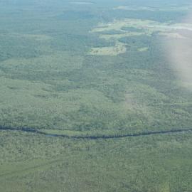 Aerial view, Noosa River, Cooloola, 11 May 2006