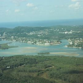 Aerial view, Noosa River, Noosa Heads, 11 May 2006