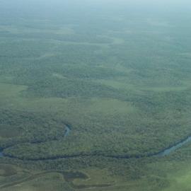 Aerial views, Noosa River, Cooloola, 11 May 2006