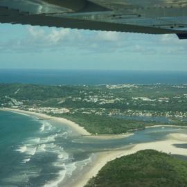 Aerial view, Noosa River mouth and Bar, Noosa Heads, 16 March 2006