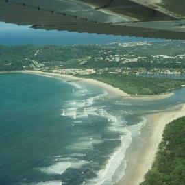 Aerial view, Noosa River mouth and Bar, Noosa Heads, 16 March 2006