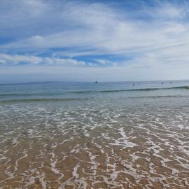 Over 60's second heat, surfing contest, Noosa Festival of Surfing, Noosa Main Beach, Noosa Heads, 17 March 2025