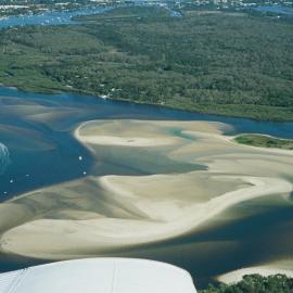 Aerial view, Noosa River mouth, Noosa Heads, 20 June 2007
