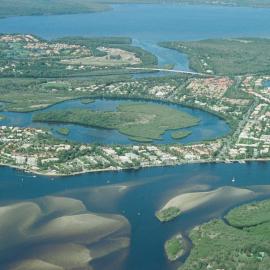 Aerial view, Noosa River, Noosa Heads, 20 June 2007