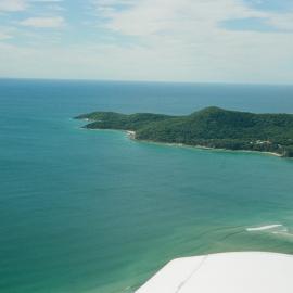 Aerial view, Noosa River mouth and Bar, Noosa Heads, 20 June 2007