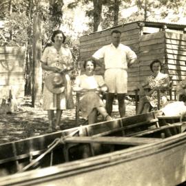 Excursion, Wood family, Boreen Point, 1950s