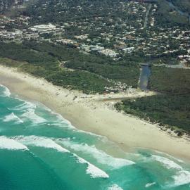 Aerial view, Stumers Creek, Coolum Beach, 18 September 2005
