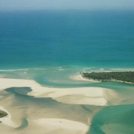 Aerial view, Noosa River mouth and Bar, Noosa Heads, 18 November 2006