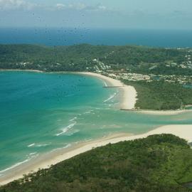 Aerial view, Noosa River mouth and Bar, Noosa Heads, 18 November 2006