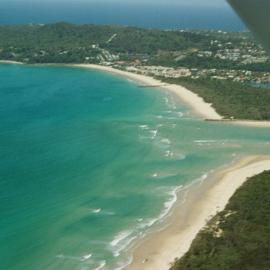 Aerial view, Noosa River mouth and Bar, Noosa Heads, 18 November 2006