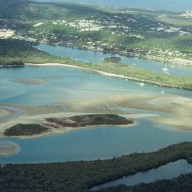 Aerial view, Noosa River, Noosa Heads, 27 July 2005