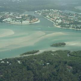 Aerial view, Noosa River, Noosa Heads, 20 December 2007