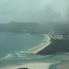 Aerial view, Noosa River mouth and Bar, Noosa Heads, 20 December 2007