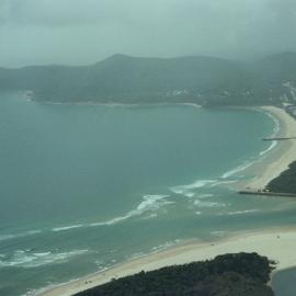 Aerial view, Noosa River mouth and Bar, Noosa Heads, 20 December 2007