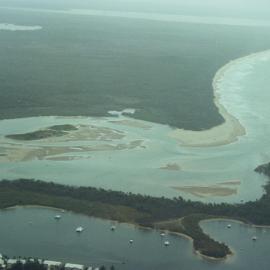 Aerial view, Noosa River mouth and Bar, Noosa Heads, 20 December 2007