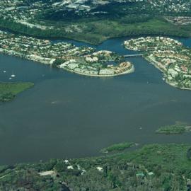 Aerial view, Noosa River, Noosa Heads, 28 August 2007