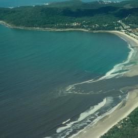 Aerial view, Noosa River mouth and Bar, Noosa Heads, 28 August 2007