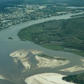 Aerial view, Noosa River, Noosa Heads, 28 August 2007