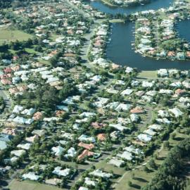 Aerial view, Noosa Waters, Noosaville, 2 August 2008
