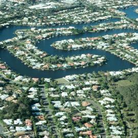 Aerial view, Noosa Waters, Noosaville, 2 August 2008
