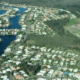 Aerial view, Noosa Waters, Noosaville, 2 August 2008