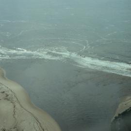 Aerial view, Noosa River mouth and Bar, Noosa Heads, 2 June 2008