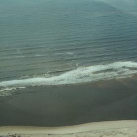 Aerial view, Noosa River mouth and Bar, Noosa Heads, 2 June 2008