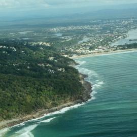 Aerial view, Noosa Main Beach, Noosa Heads, 2 June 2008
